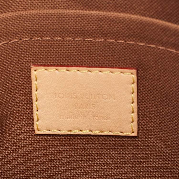 Pre Owned Louis Vuitton Monogram Canvas Duo Pochette Around the World Bag