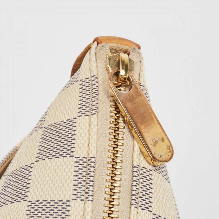 Pre Owned Louis Vuitton Damier Azur Canvas and Leather Totally PM Bag