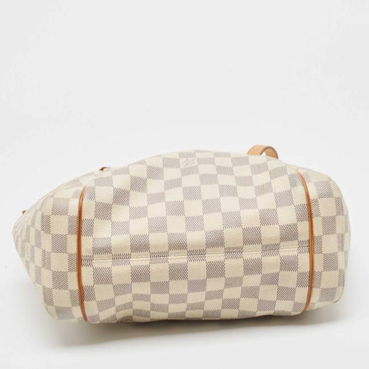 Pre Owned Louis Vuitton Damier Azur Canvas and Leather Totally PM Bag