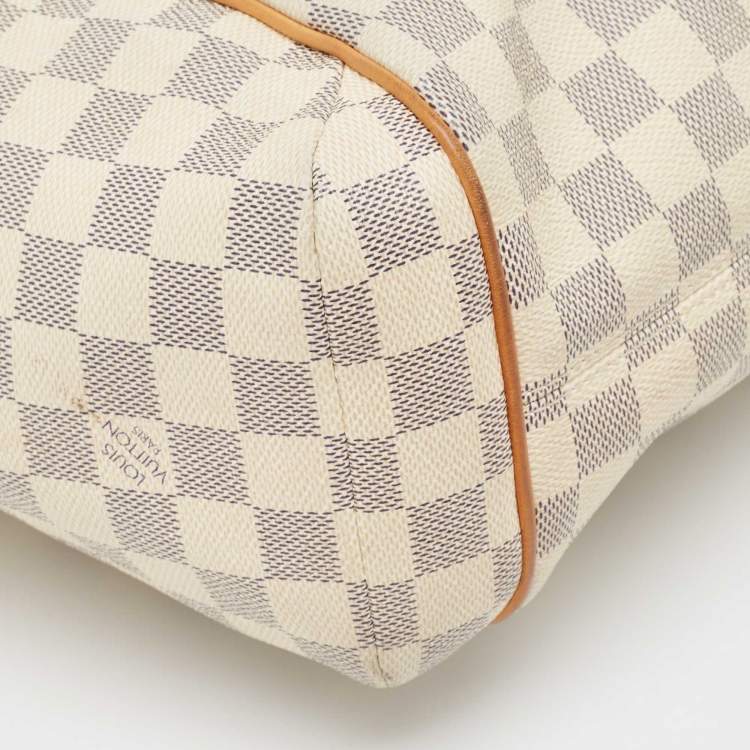 Pre Owned Louis Vuitton Damier Azur Canvas and Leather Totally PM Bag