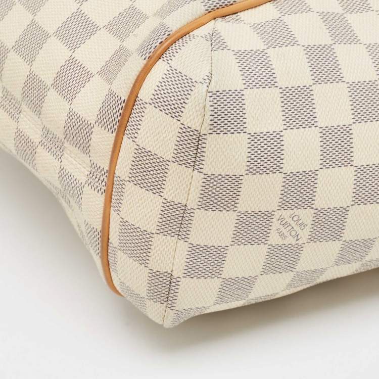 Pre Owned Louis Vuitton Damier Azur Canvas and Leather Totally PM Bag
