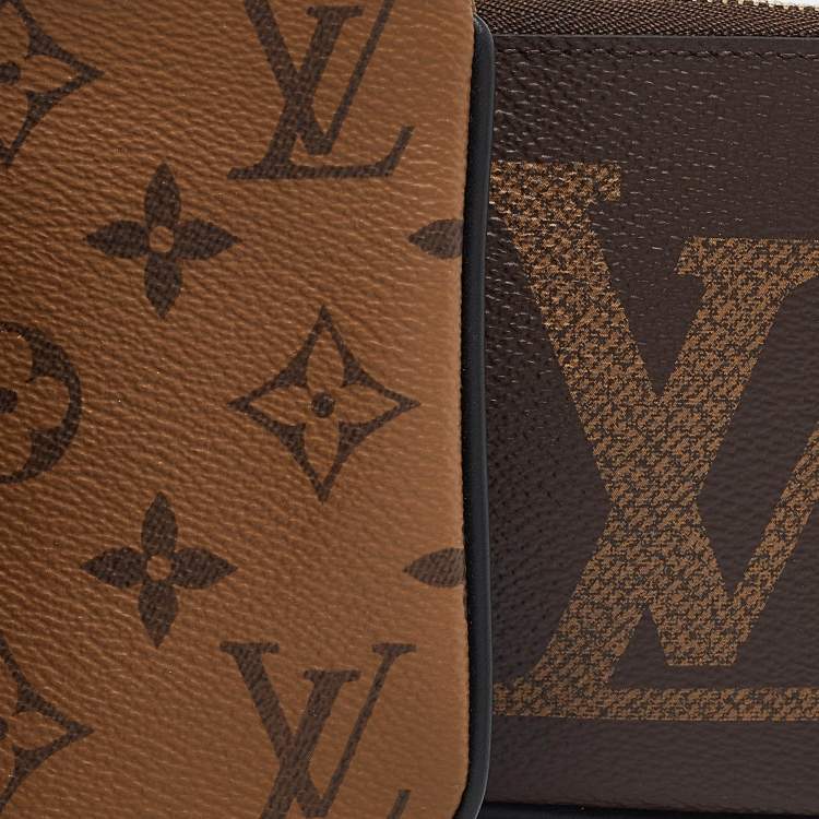 Pre Owned Louis Vuitton Monogram Canvas Trio Pouch