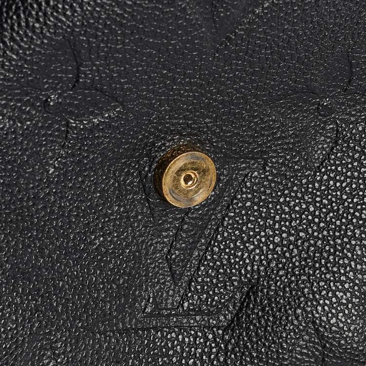 Pre Owned Louis Vuitton Black Monogram Empreinte Giant Tiny Backpack