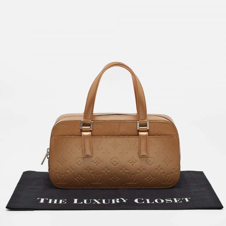 مملوكة مسبقًا Louis Vuitton Ambre Monogram Mat Shelton Bag