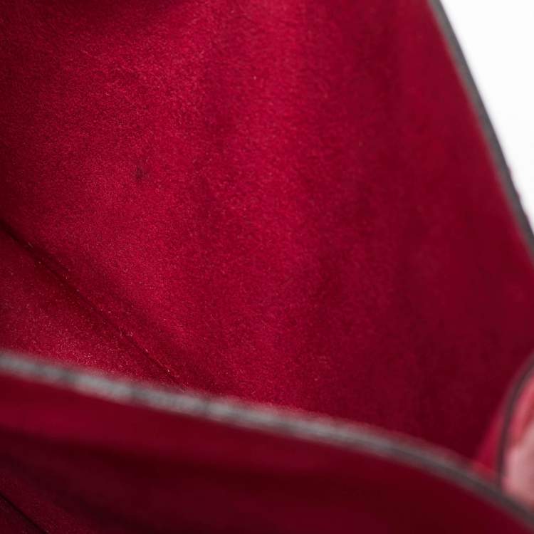 Pre Owned Louis Vuitton Fuchsia Vernis Monceau BB Bag