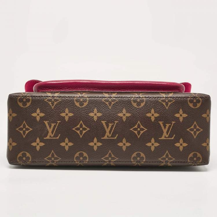 Pre Owned Louis Vuitton Aurore Monogram Canvas and Leather Marignan Bag