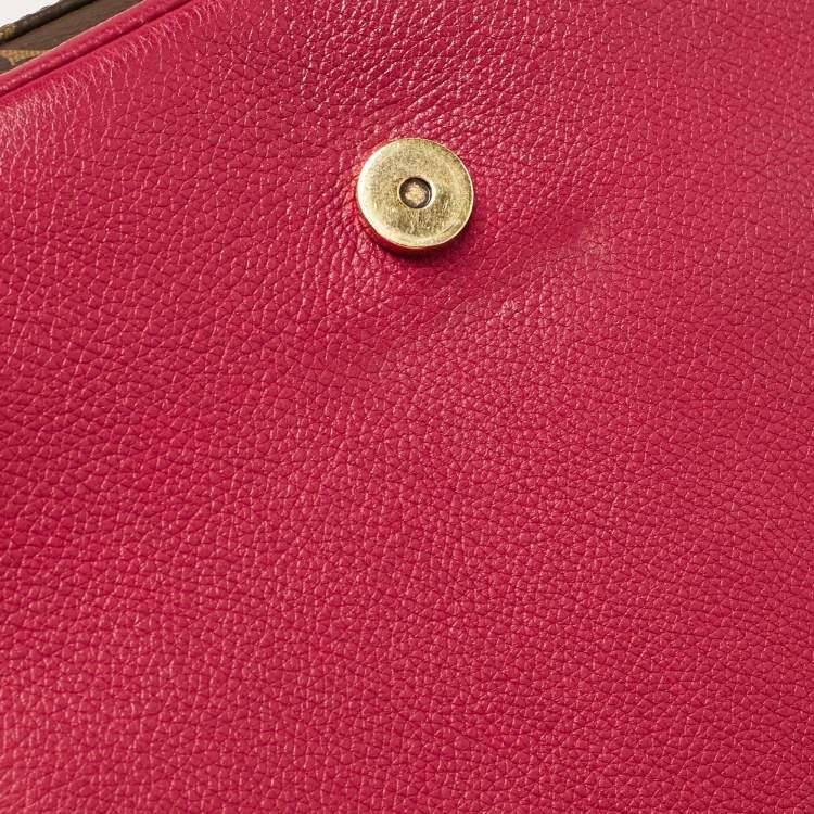 Pre Owned Louis Vuitton Aurore Monogram Canvas and Leather Marignan Bag