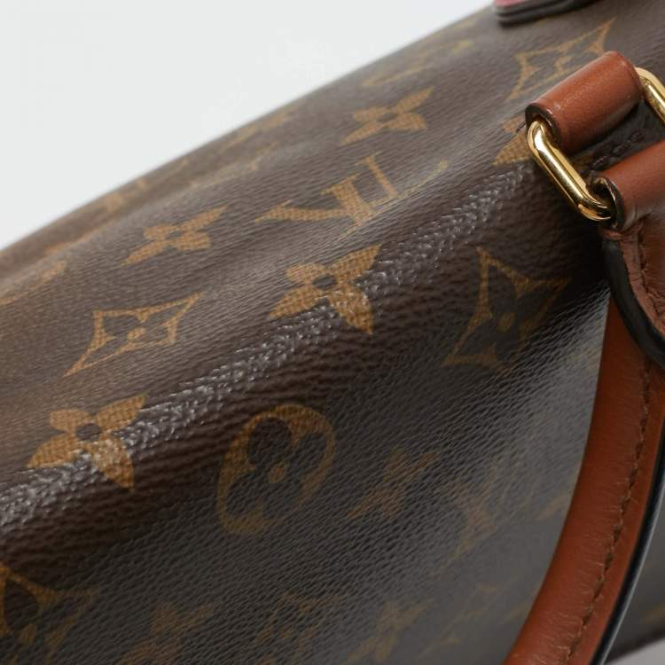 Pre Owned Louis Vuitton Aurore Monogram Canvas and Leather Marignan Bag
