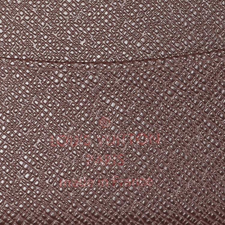 Pre Owned Louis Vuitton Damier Ebene Canvas Zippy Wallet