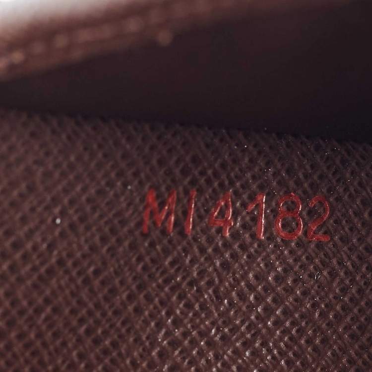 Pre Owned Louis Vuitton Damier Ebene Canvas Zippy Wallet