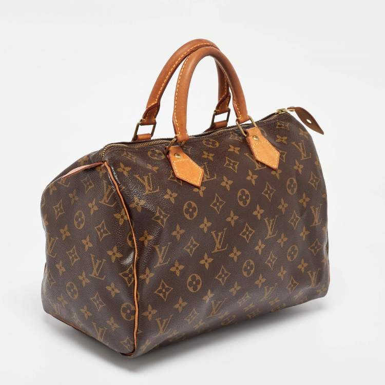 Pre Owned Louis Vuitton Monogram Canvas Speedy 30 Bag