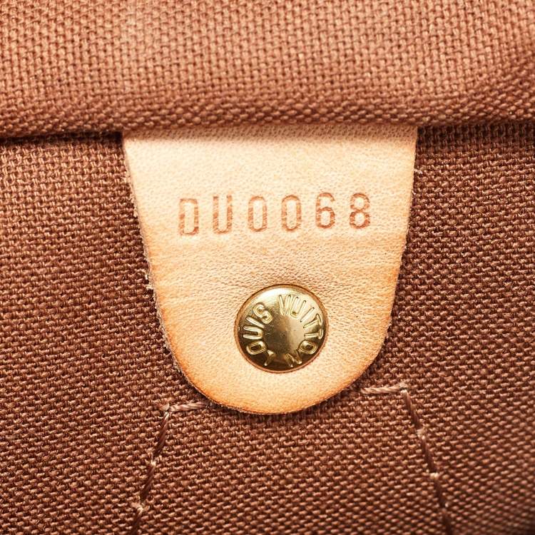 Pre Owned Louis Vuitton Monogram Canvas Speedy 30 Bag