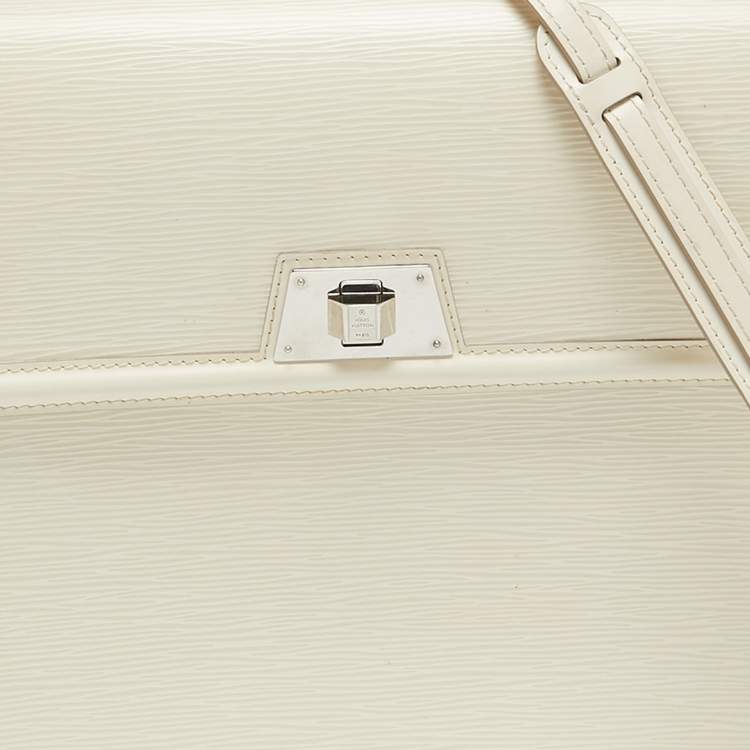 Pre Owned Louis Vuitton Jaune Pale Epi Leather Sevigne GM Bag