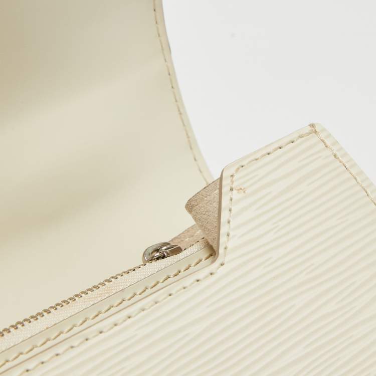 Pre Owned Louis Vuitton Jaune Pale Epi Leather Sevigne GM Bag