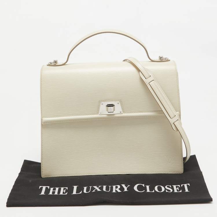 Pre Owned Louis Vuitton Jaune Pale Epi Leather Sevigne GM Bag