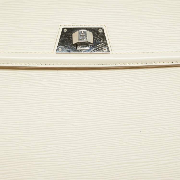 Pre Owned Louis Vuitton Jaune Pale Epi Leather Sevigne GM Bag