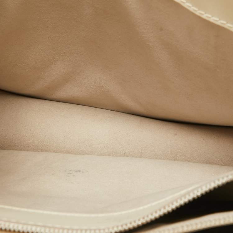 Pre Owned Louis Vuitton Jaune Pale Epi Leather Sevigne GM Bag