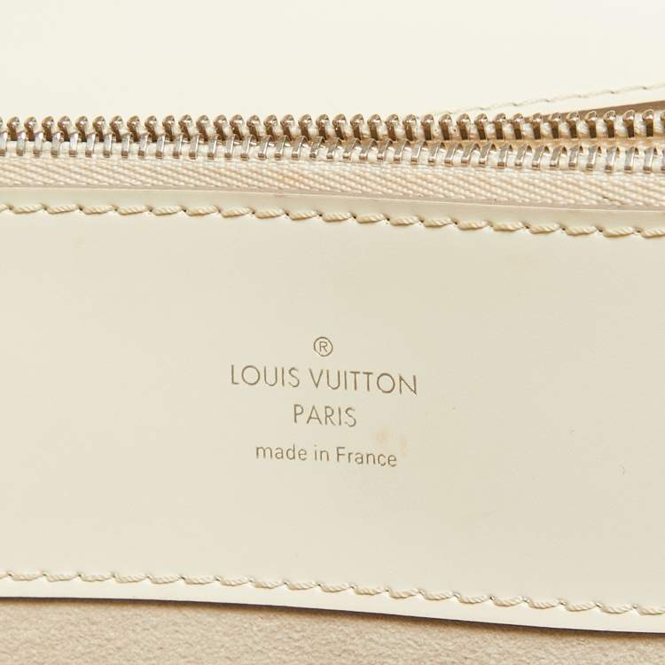 Pre Owned Louis Vuitton Jaune Pale Epi Leather Sevigne GM Bag
