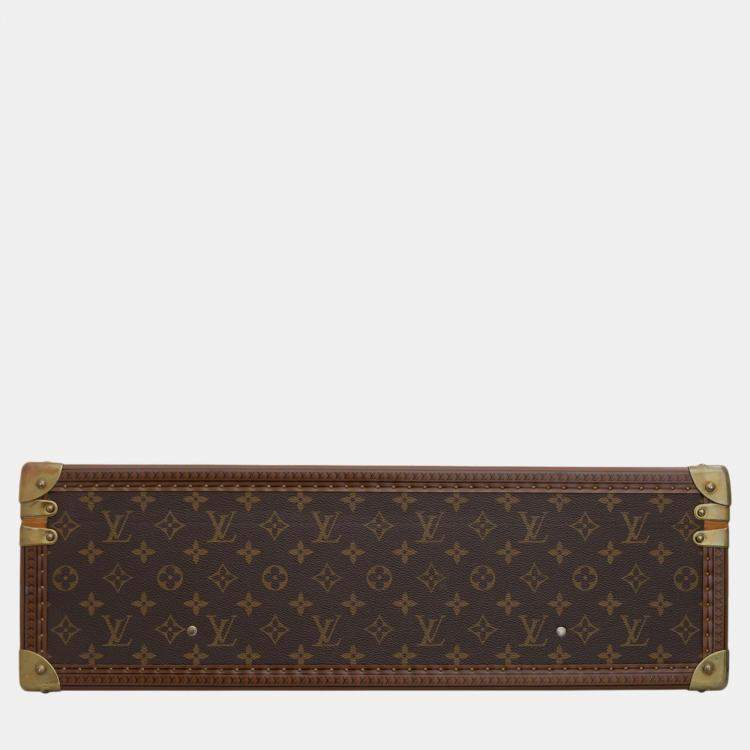 Pre Owned Louis Vuitton Brown Monogram Canvas Bisten 55 Luggage Bag 
