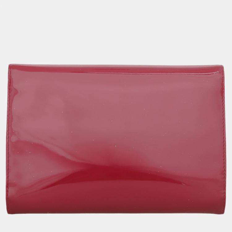 Pre Owned Louis Vuitton Patent Leather Louise MM Clutch