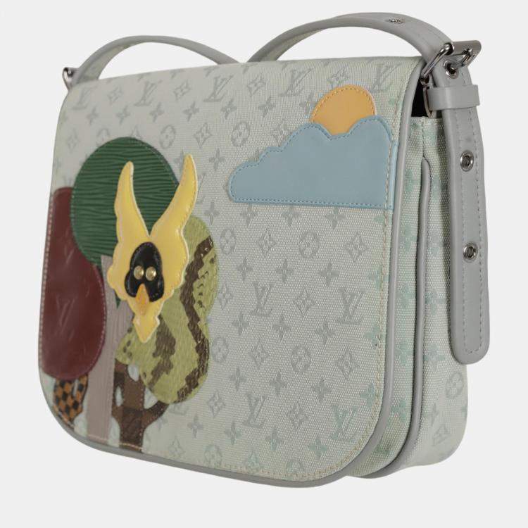 Pre Owned Louis Vuitton Grey Monogram Canvas Musette Conte de Fees Shoulder Bag