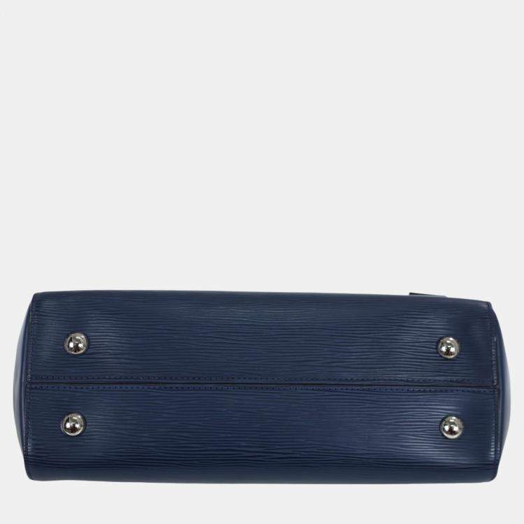 Pre Owned Louis Vuitton Navy Blue Epi Cluny MM Shoulder Bag