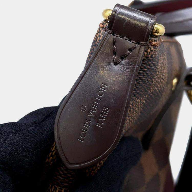 Pre Owned Louis Vuitton Lymington Bordeaux Damier Ebene Canvas