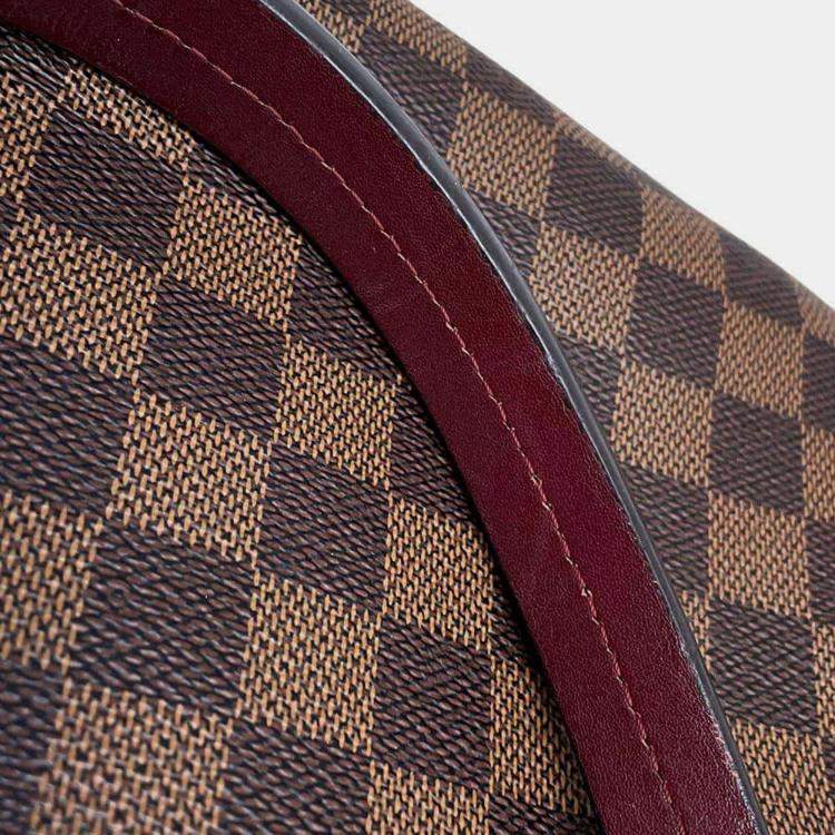 Pre Owned Louis Vuitton Lymington Bordeaux Damier Ebene Canvas