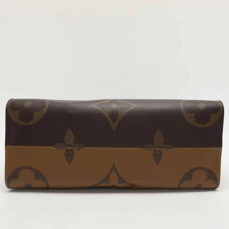 Pre Owned Louis Vuitton Reverse Monogram Canvas Giant Onthego MM Bag