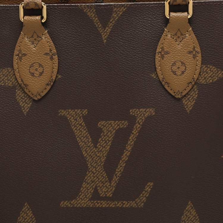 Pre Owned Louis Vuitton Reverse Monogram Canvas Giant Onthego MM Bag