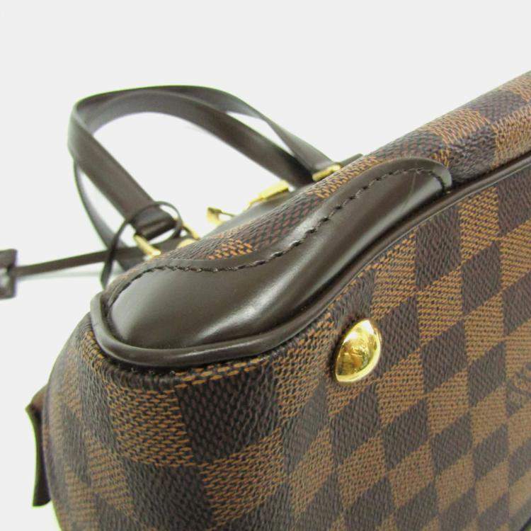 Pre Owned Louis Vuitton Ebene Damier Verona PM Shoulder Bag
