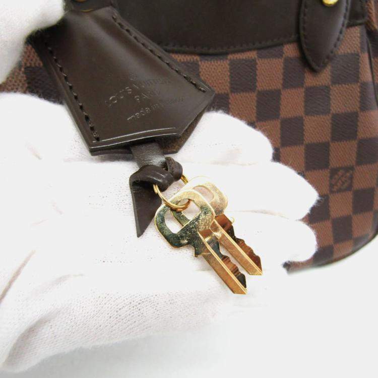 Pre Owned Louis Vuitton Ebene Damier Verona PM Shoulder Bag