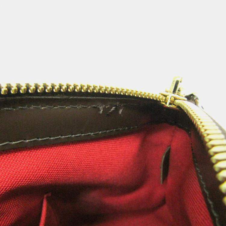 Pre Owned Louis Vuitton Ebene Damier Verona PM Shoulder Bag