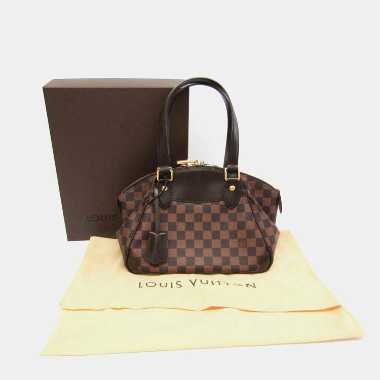 Pre Owned Louis Vuitton Ebene Damier Verona PM Shoulder Bag