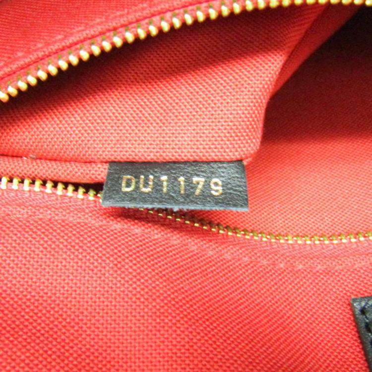 Pre Owned Louis Vuitton Beige Brown Monogram Reverse OnTheGo GM Tote