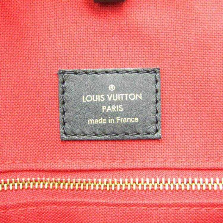 Pre Owned Louis Vuitton Beige Brown Monogram Reverse OnTheGo GM Tote