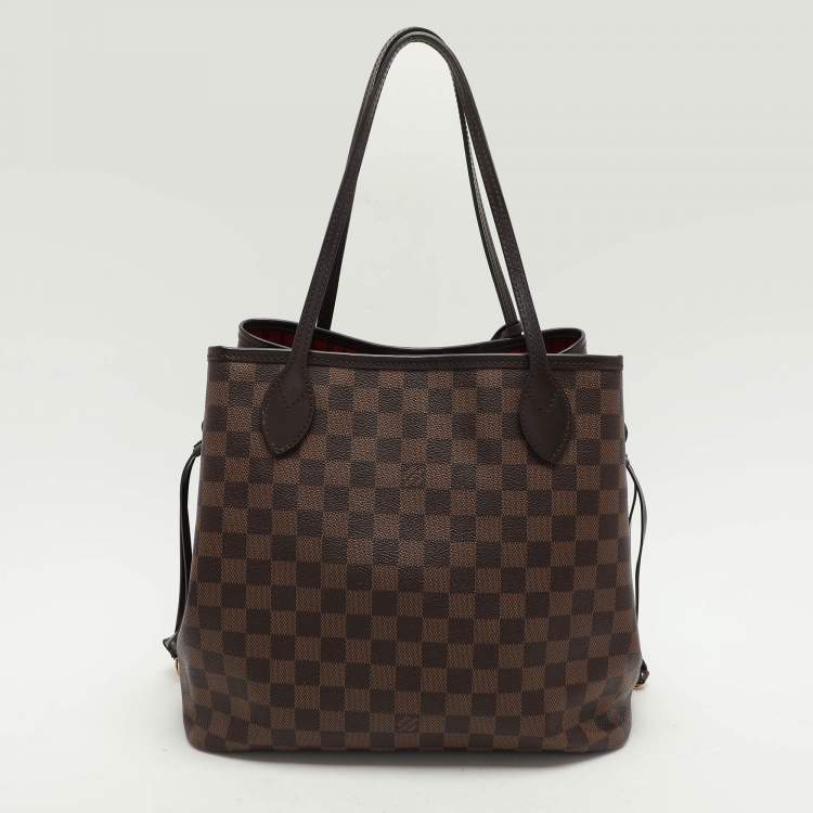 Pre Owned Louis Vuitton Damier Ebene Canvas Neverfull MM Bag