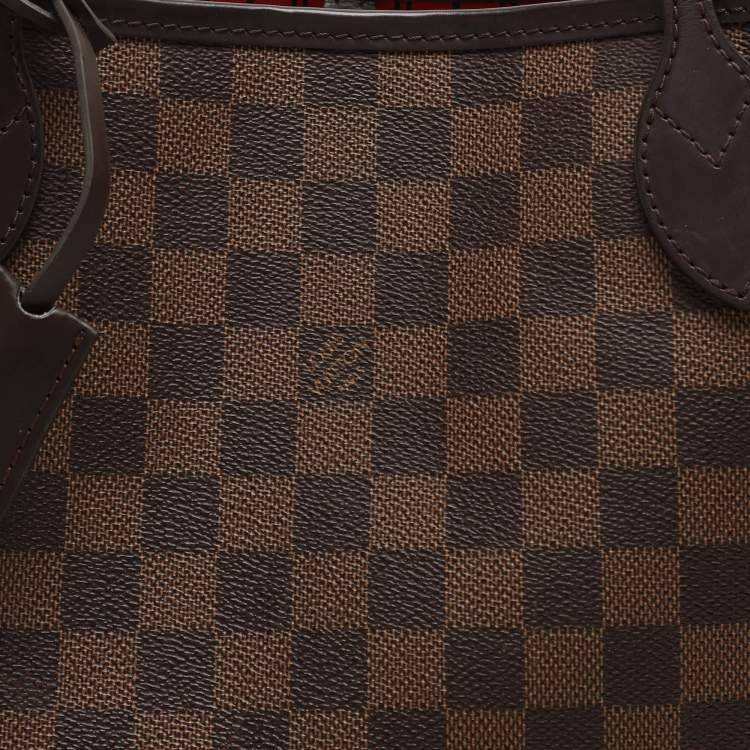 Pre Owned Louis Vuitton Damier Ebene Canvas Neverfull MM Bag