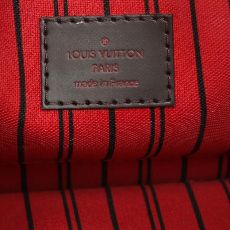 Pre Owned Louis Vuitton Damier Ebene Canvas Neverfull MM Bag