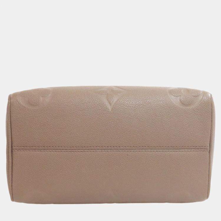 Pre Owned Louis Vuitton Speedy Bandouliere 25 Empreinte Handbag