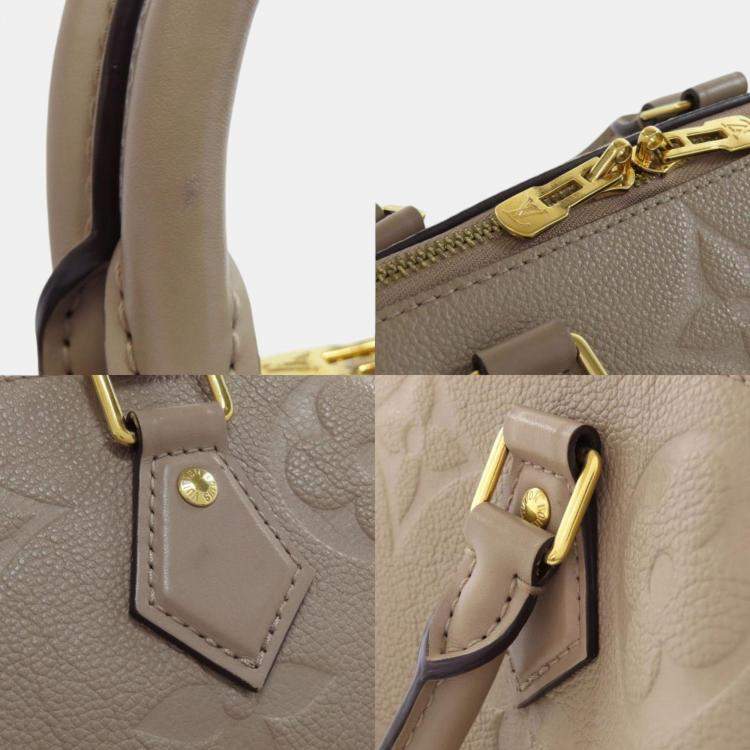 Pre Owned Louis Vuitton Speedy Bandouliere 25 Empreinte Handbag