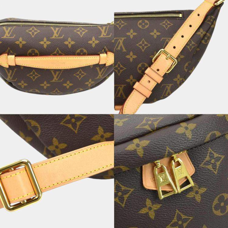 Pre Owned Louis Vuitton Body Monogram Bum Canvas Brown Waist Bag