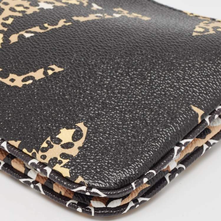 Pre Owned Louis Vuitton Multicolor Giant Monogram Canvas Jungle Double Zip Pochette
