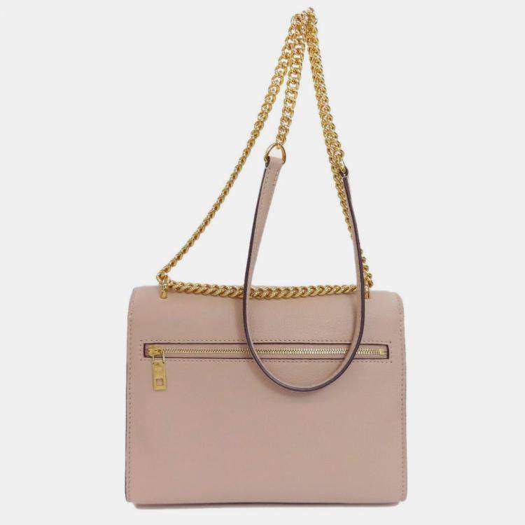 Pre Owned Louis Vuitton Grained Calf Leather My Lock Me Chain Shoulder Bag