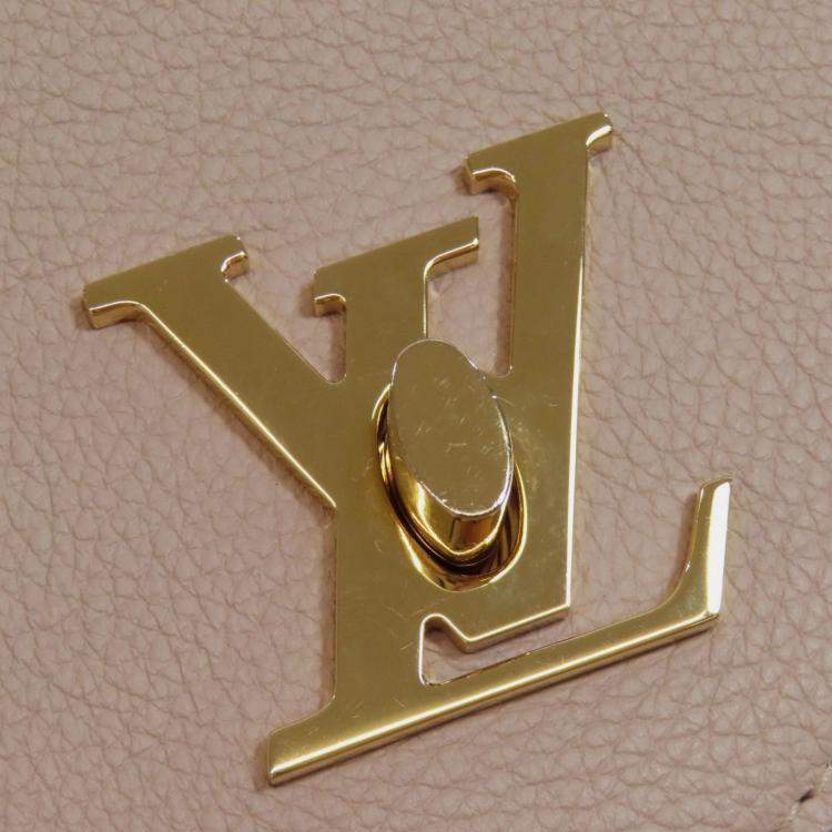 Pre Owned Louis Vuitton Grained Calf Leather My Lock Me Chain Shoulder Bag