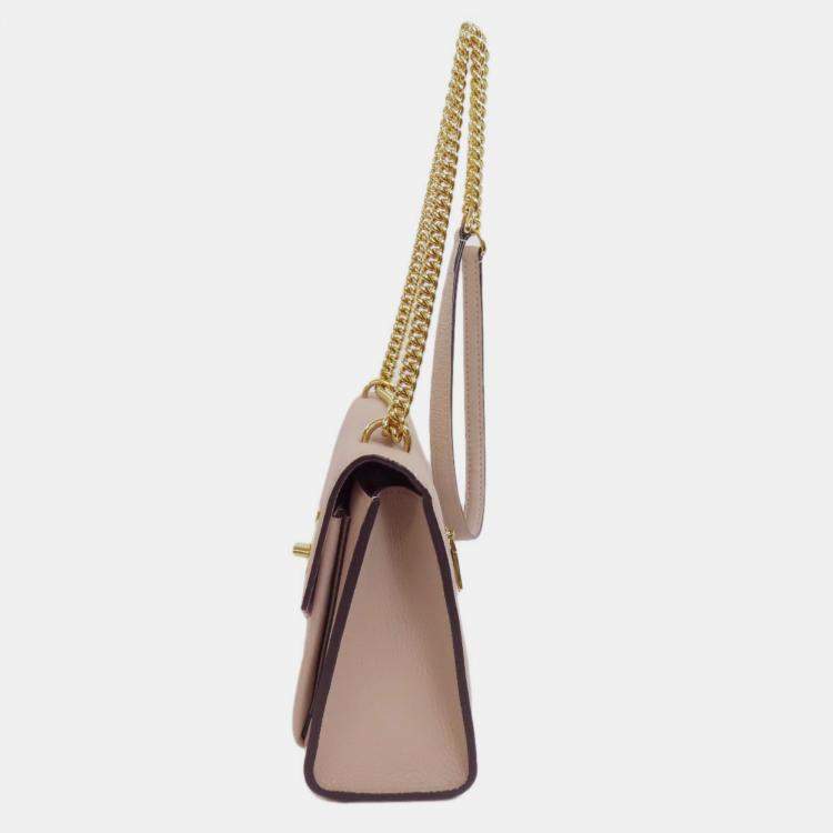 Pre Owned Louis Vuitton Grained Calf Leather My Lock Me Chain Shoulder Bag