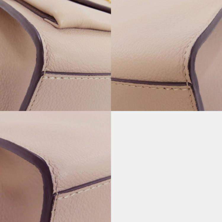 Pre Owned Louis Vuitton Grained Calf Leather My Lock Me Chain Shoulder Bag