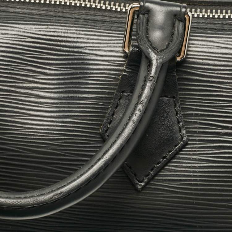 Pre Owned Louis Vuitton Black Epi Leather Speedy 25 Bag
