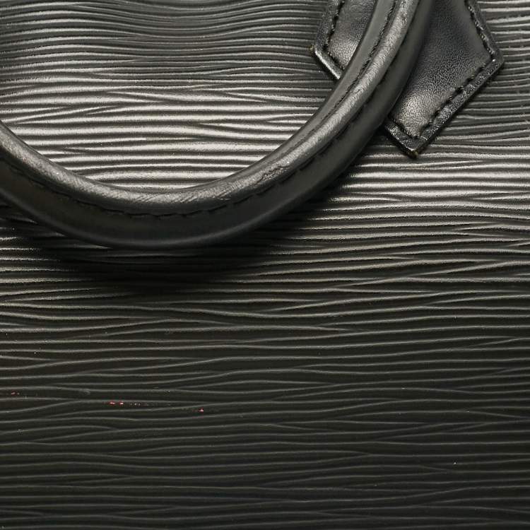 Pre Owned Louis Vuitton Black Epi Leather Speedy 25 Bag