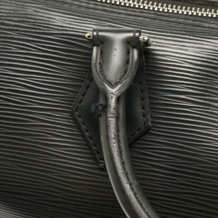 Pre Owned Louis Vuitton Black Epi Leather Speedy 25 Bag